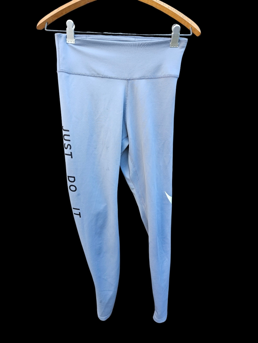 Nike Gray 'Just Do It' Leggings Women Size XS - Picture 1 of 15